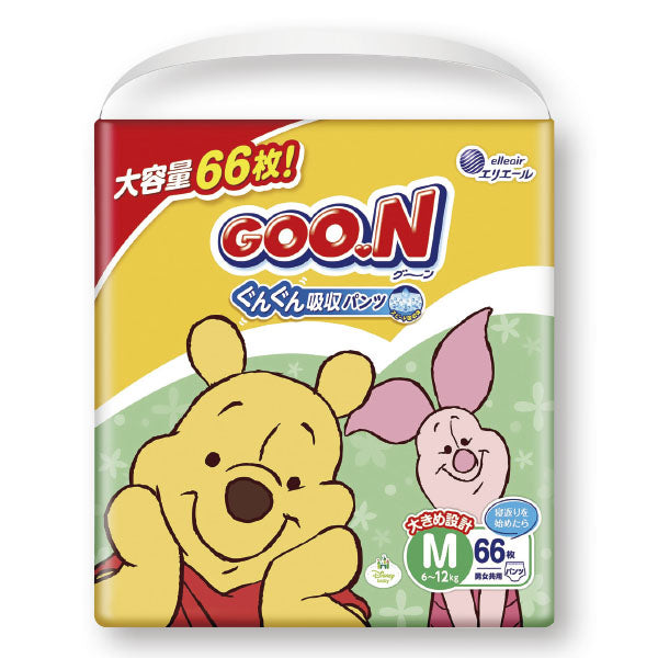 グーンパンツ ぐんぐん吸収パンツ Mサイズ 66枚×3パック